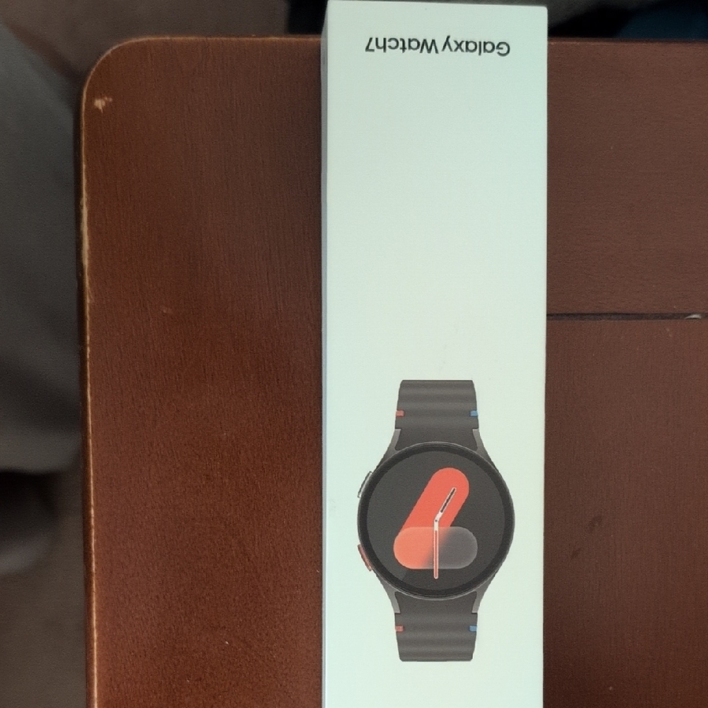Samsung Galaxy Watch with Black and Blue Accents